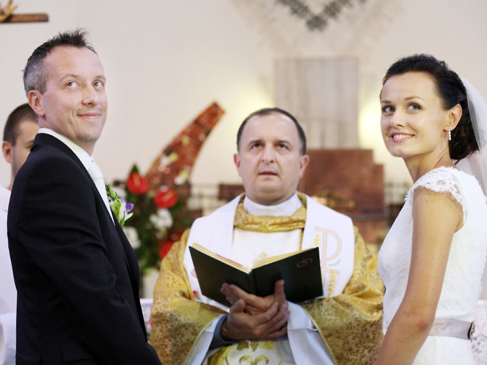 Moment złożenia przysięgi małżeńskiej - Piotr Guzik Fotografia